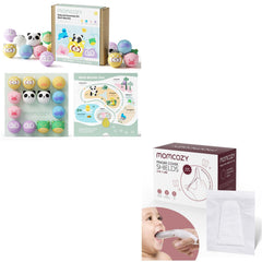 Momcozy silicone baby finger toothbrush