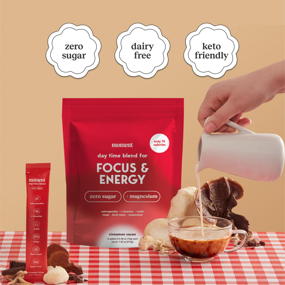 Zero sugar label and nutrition information