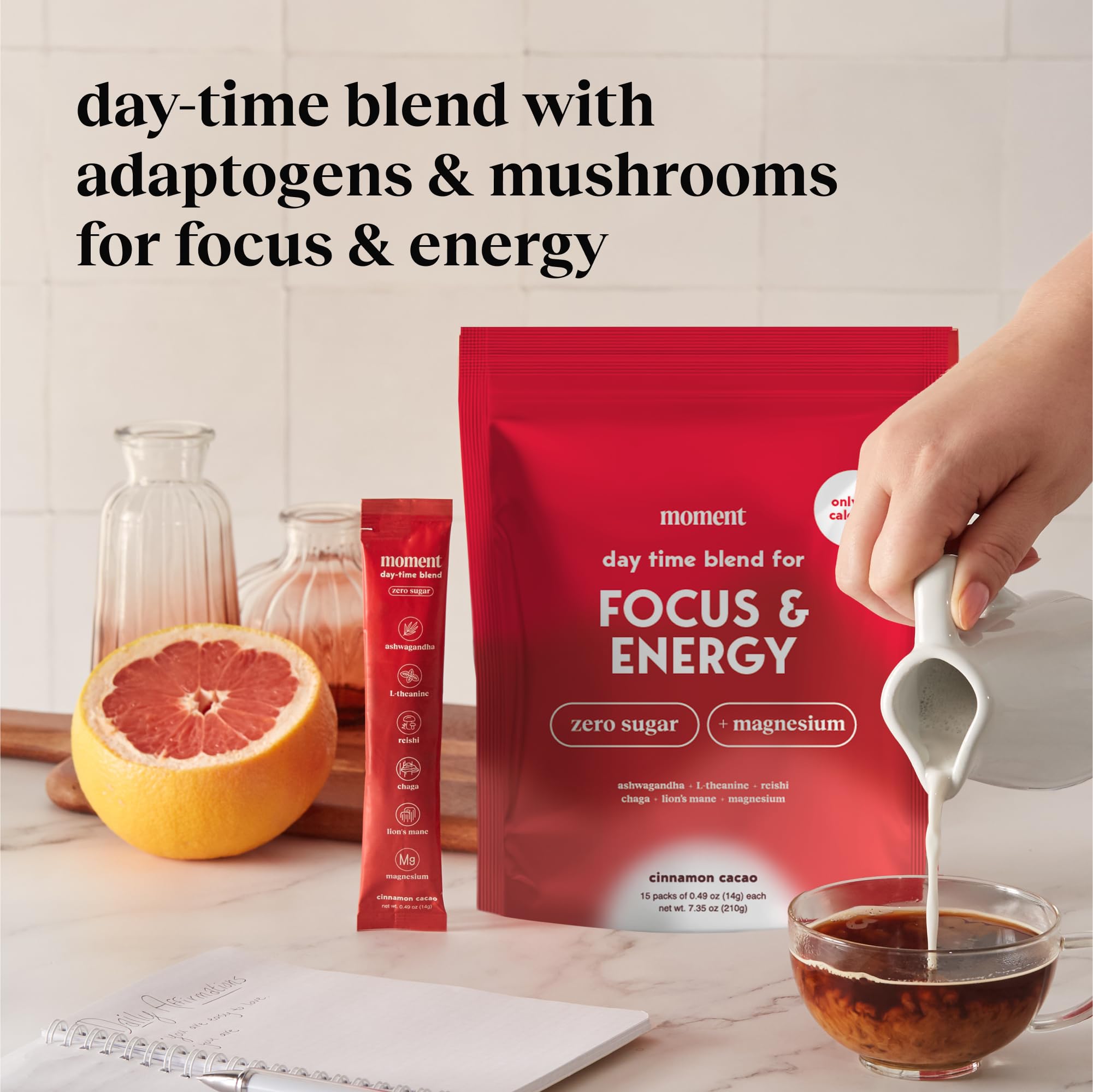 15 servings per container graphic