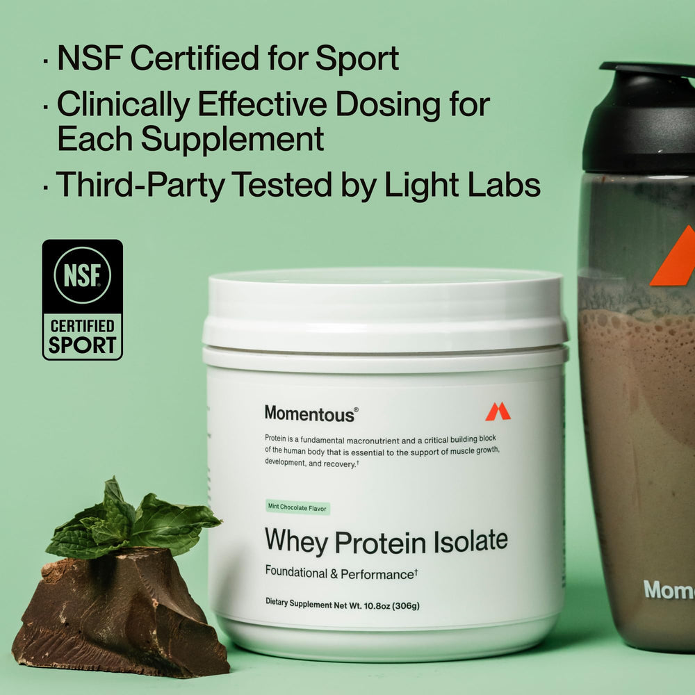 Momentous muscle-recovery protein powder spotlighted for lean strength support post-exercise