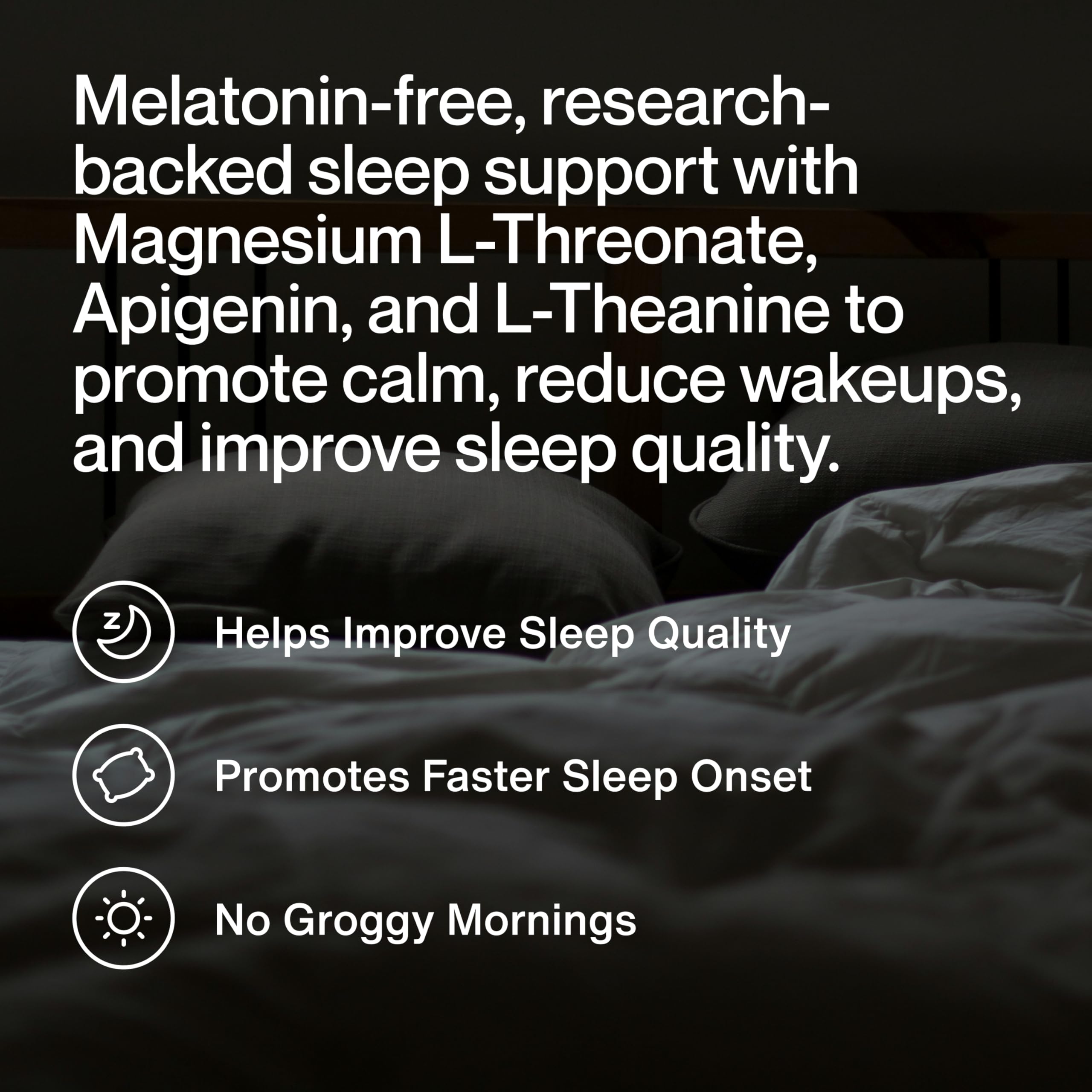 Close-up of Magnesium Glycinate capsules from the Nightly Sleep Pack