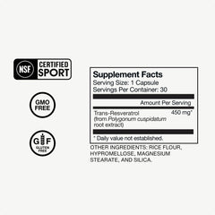 Polygonum cuspidatum root extract used in Momentous Resveratrol