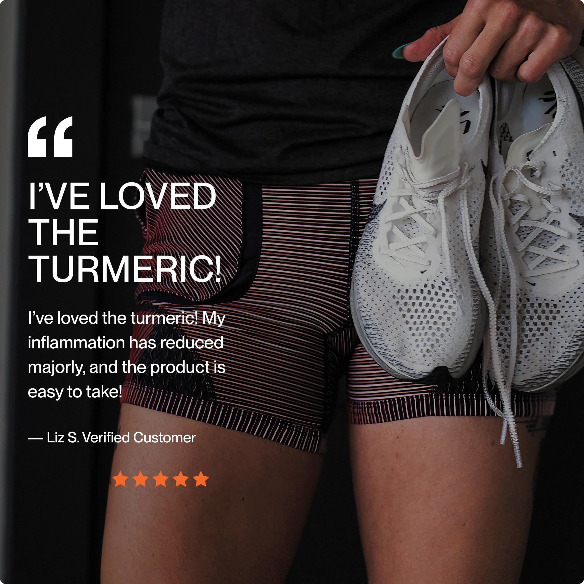 NSF Certified for Sport badge on Momentous Turmeric bottle