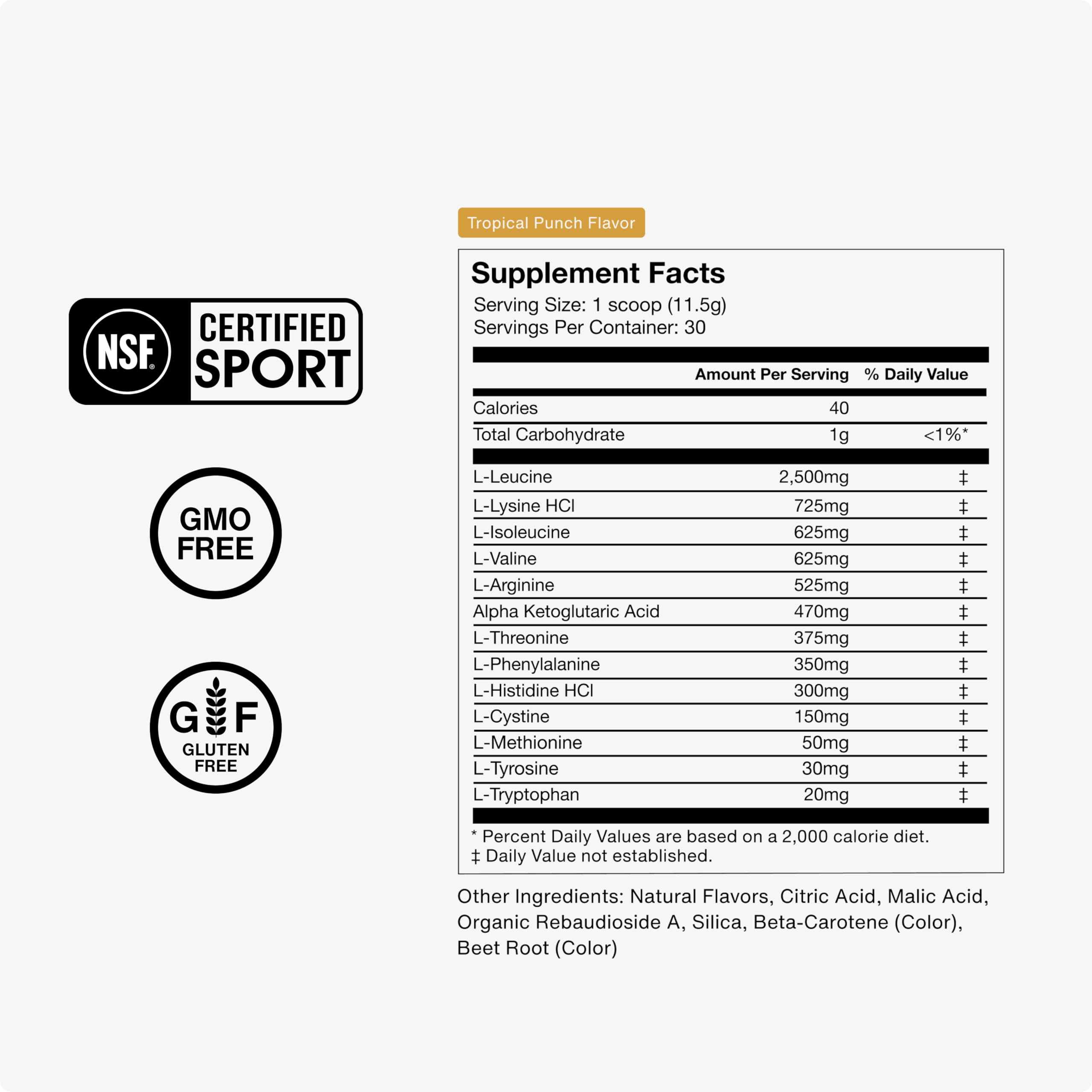 Liquid being stirred with Vital Aminos powder
