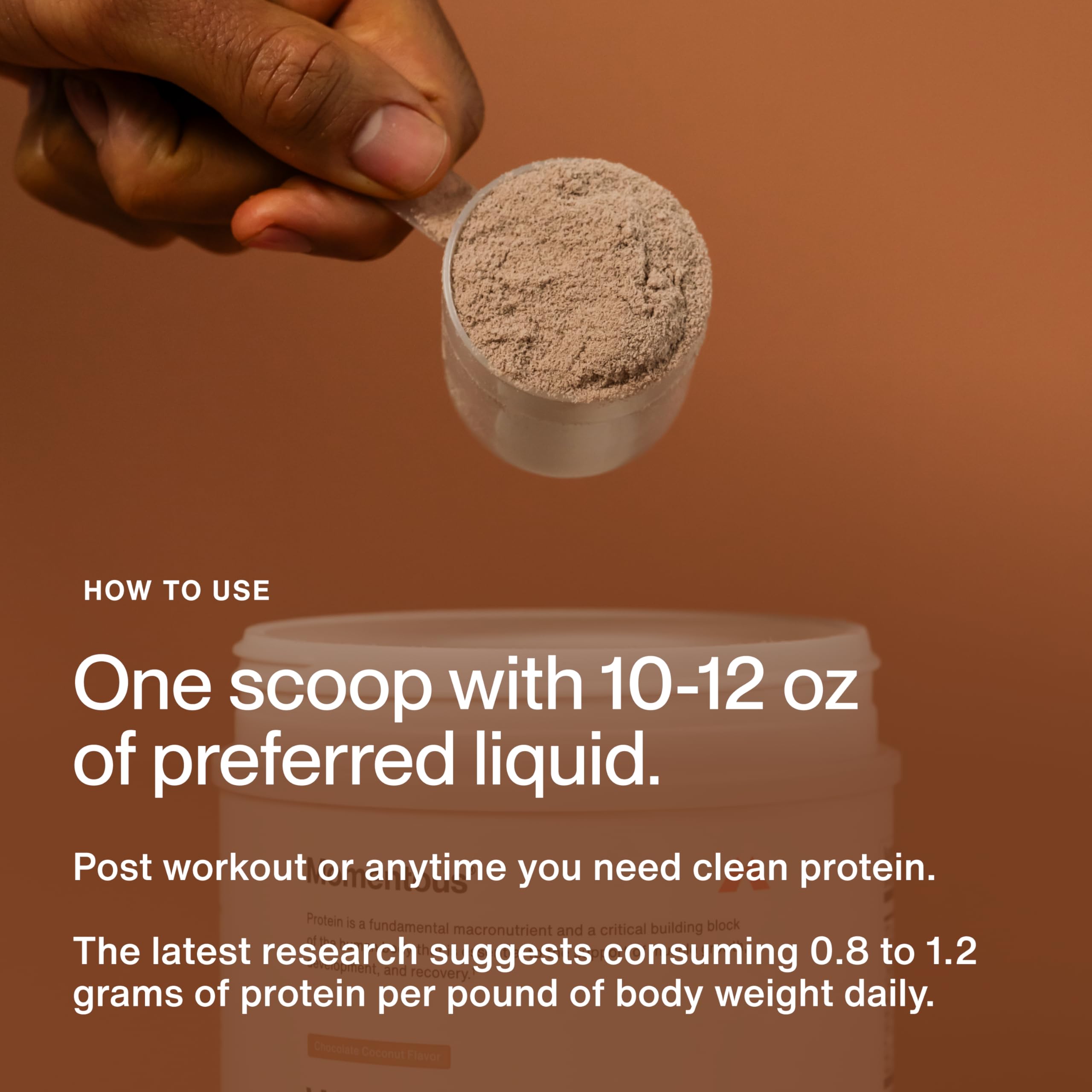 NSF Certified for Sport logo on Momentous whey label