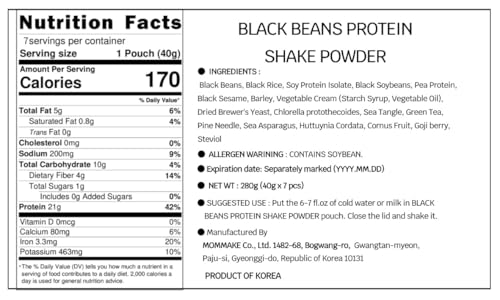 MOMMAKE shake being poured into a glass demonstrates convenient, high-protein daily fueling.