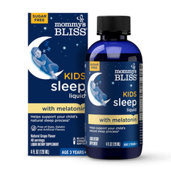 Front view of Mommy's Bliss Kids Sleep Liquid bottle (4 oz)