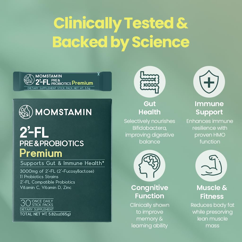 Individual sticks packaging for MOMSTAMIN HMO 2'-FL
