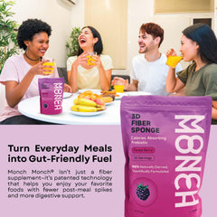 Forest Berry flavor sachet of Monch Monch fiber sponge