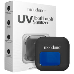 Mondano UV-C Toothbrush Sanitizer and Holder with lid closed