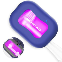 MONESAO toothbrush sanitizer covers in purple color