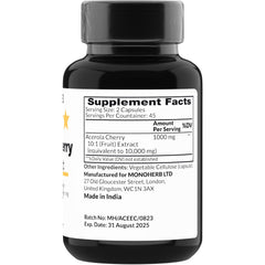 Close-up of transparent vegetable capsules containing Acerola Cherry Extract