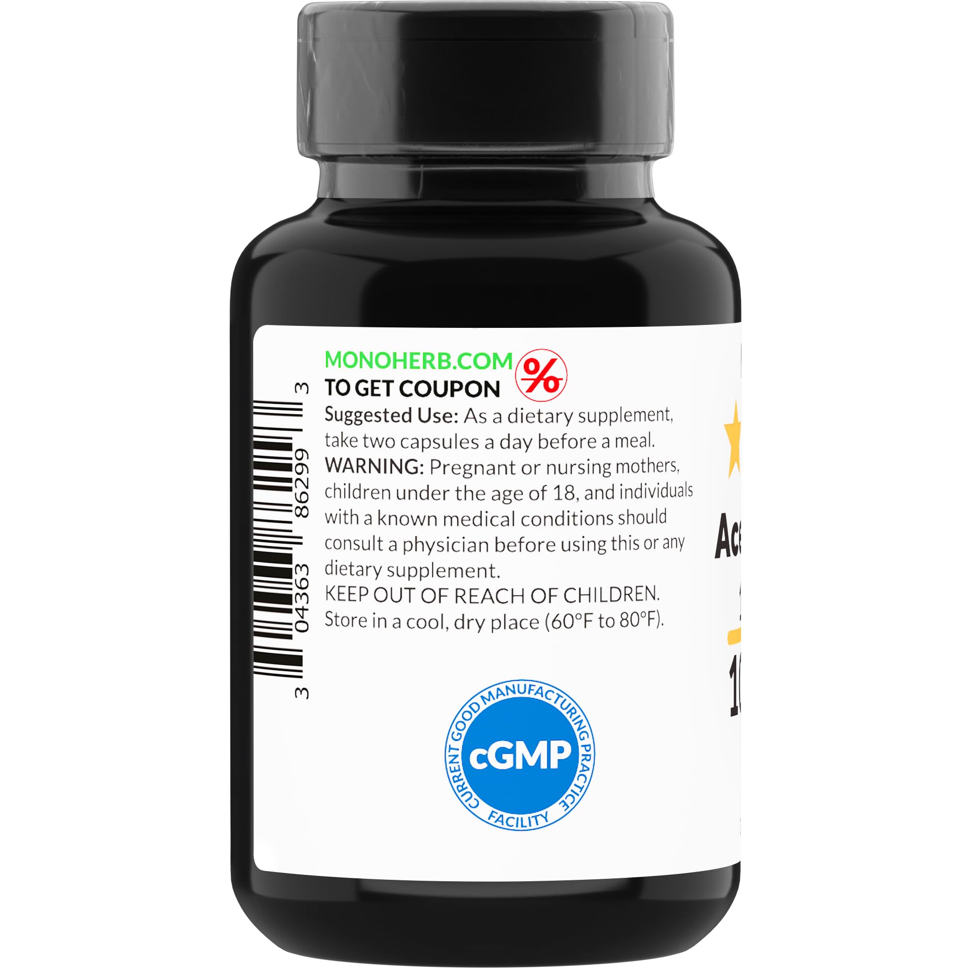 Lifestyle image of MONOHERB Acerola Cherry Extract bottle with capsules