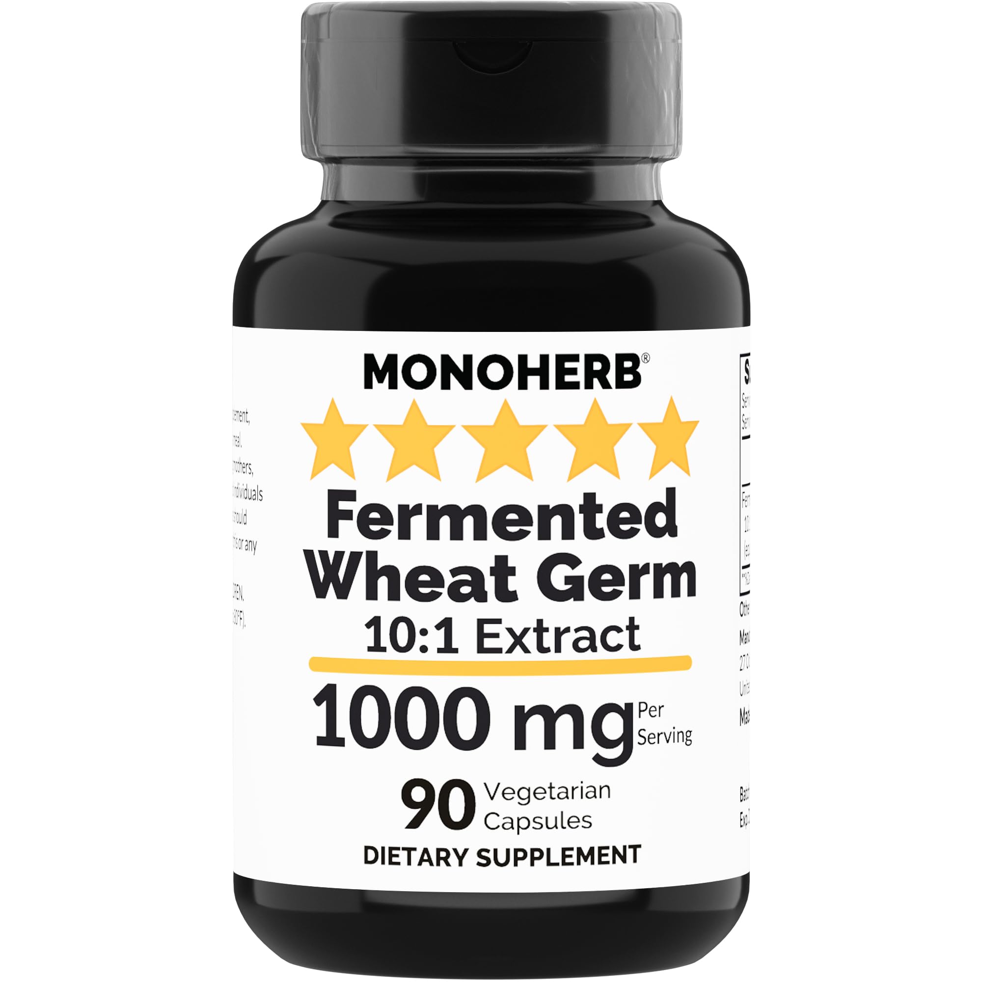 MONOHERB Fermented Wheat Germ Extract 1000 mg product hero image