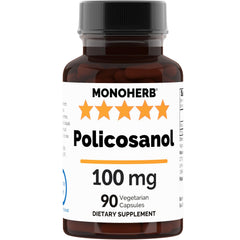 MONOHERB Policosanol 100 mg per Capsule packaging - front view