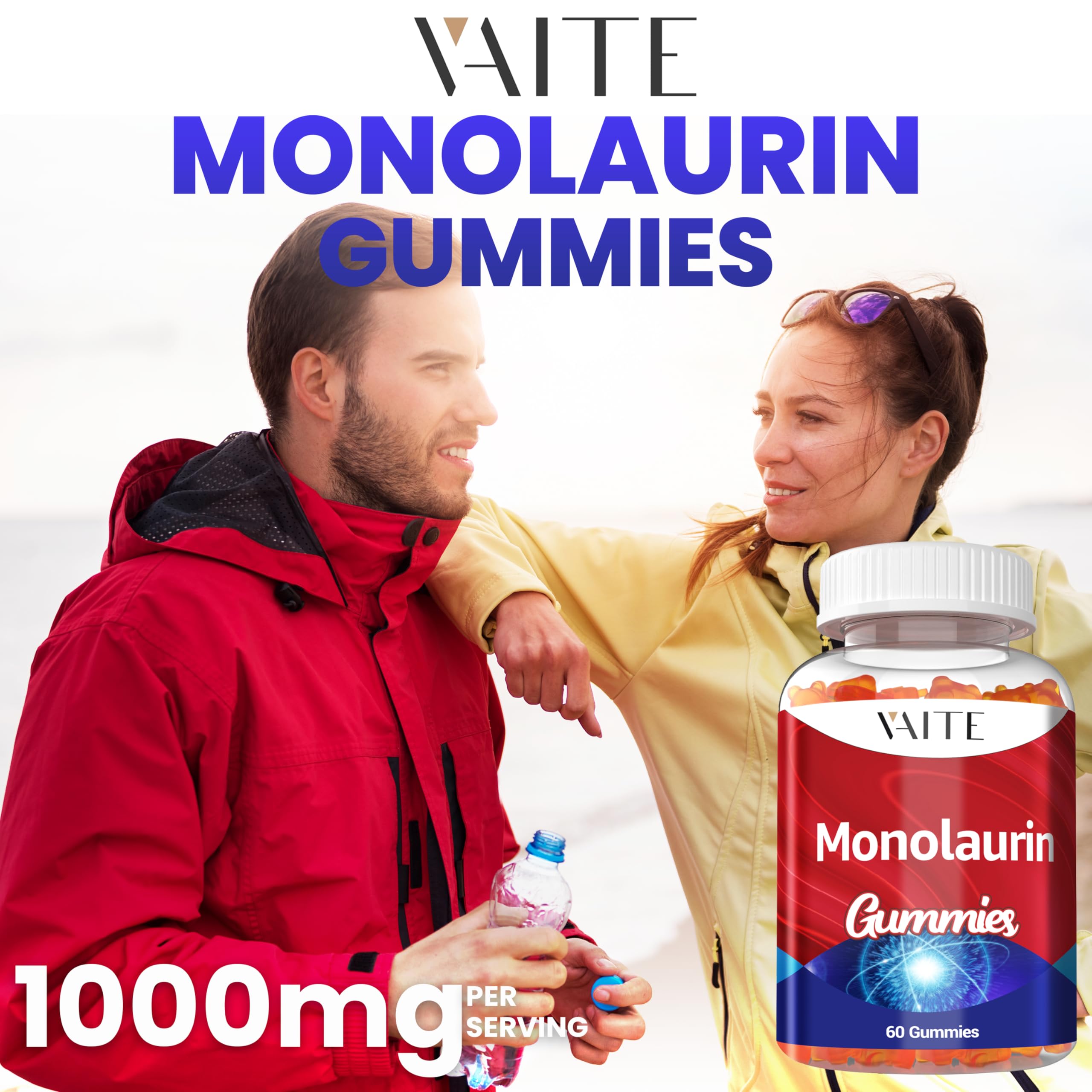 Allergen-free, gluten-free vegan Monolaurin Gummies badge