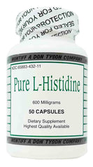 Montiff Pure L-Histidine 600 mg bottle – front view