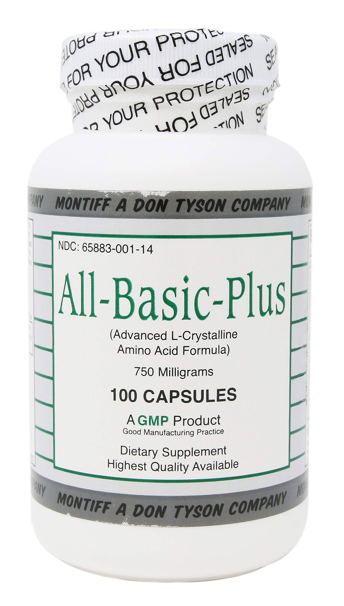 Montiff All-Basic-Plus 750 mg bottle front view