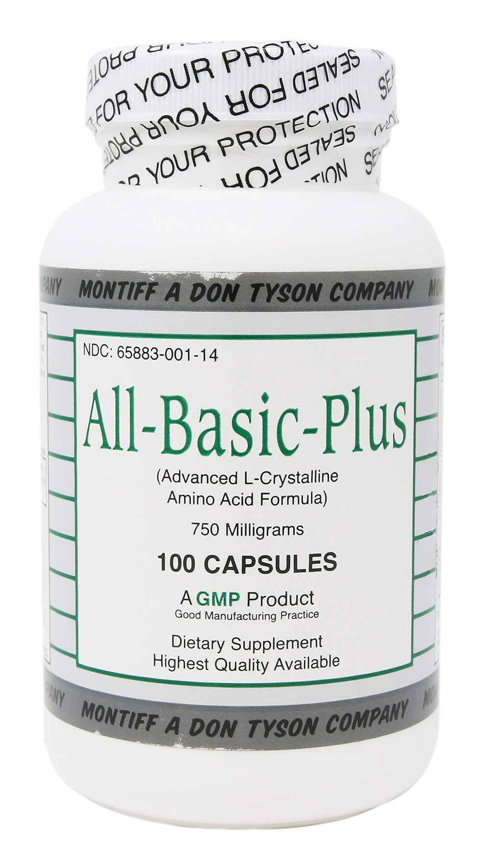 Montiff All-Basic-Plus 750 mg bottle front view