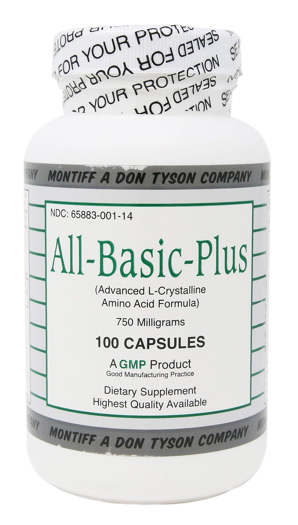 Montiff All-Basic-Plus 750 mg bottle front view