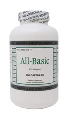 Montiffs All-Basic 677 mg 200 Capsules bottle