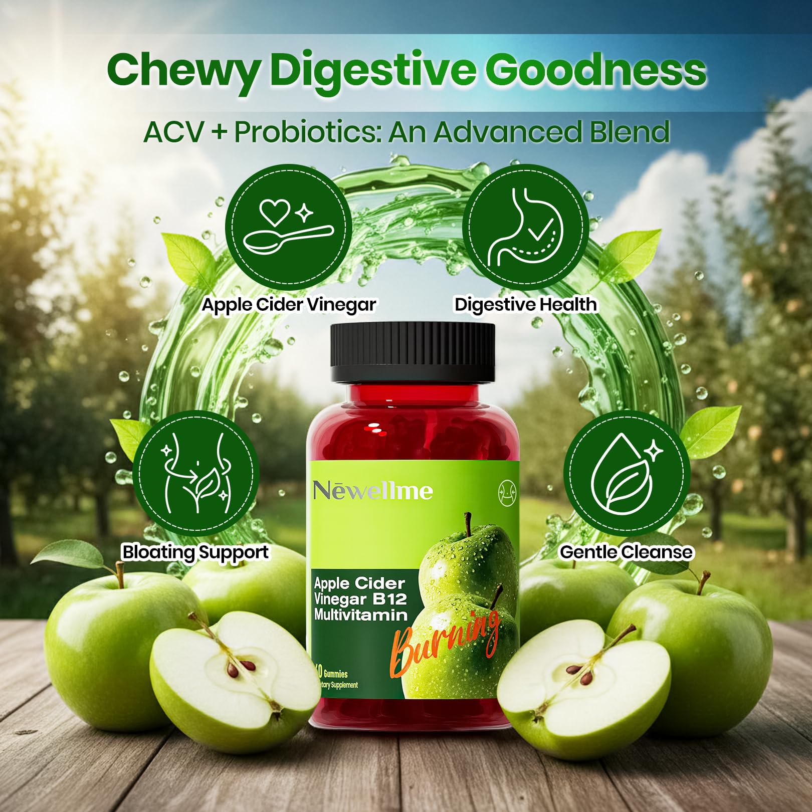 Montue NEWELLME B12 multivitamin hero highlighting energy support potential