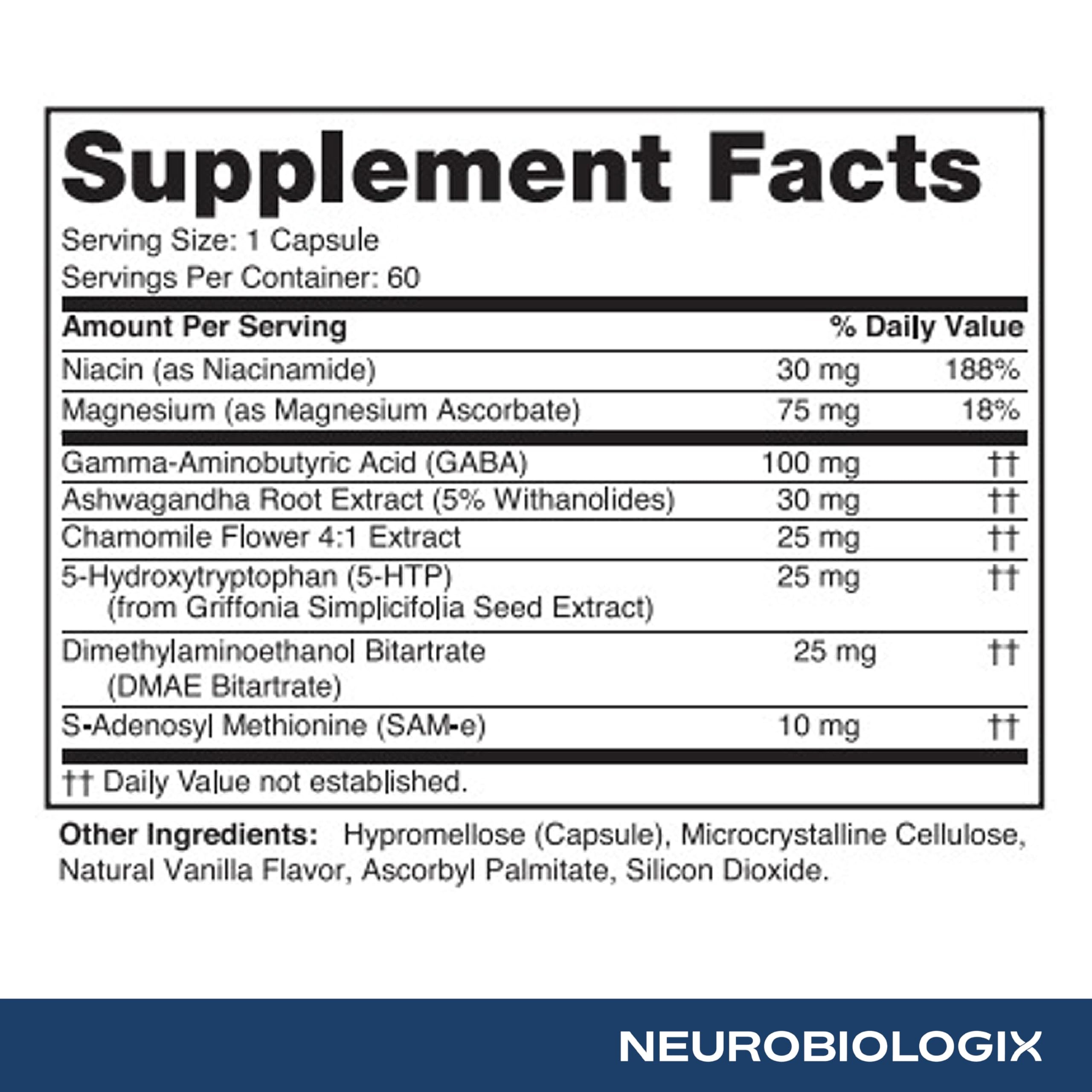 Mood Plus Niacin ingredient illustration