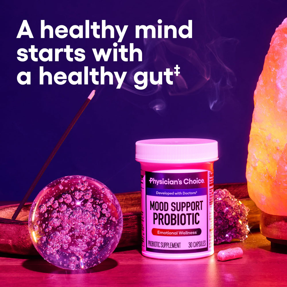 Mood support probiotic capsules for daily use