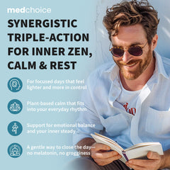 Close-up of capsules with label for 15-in-1 Mood Support