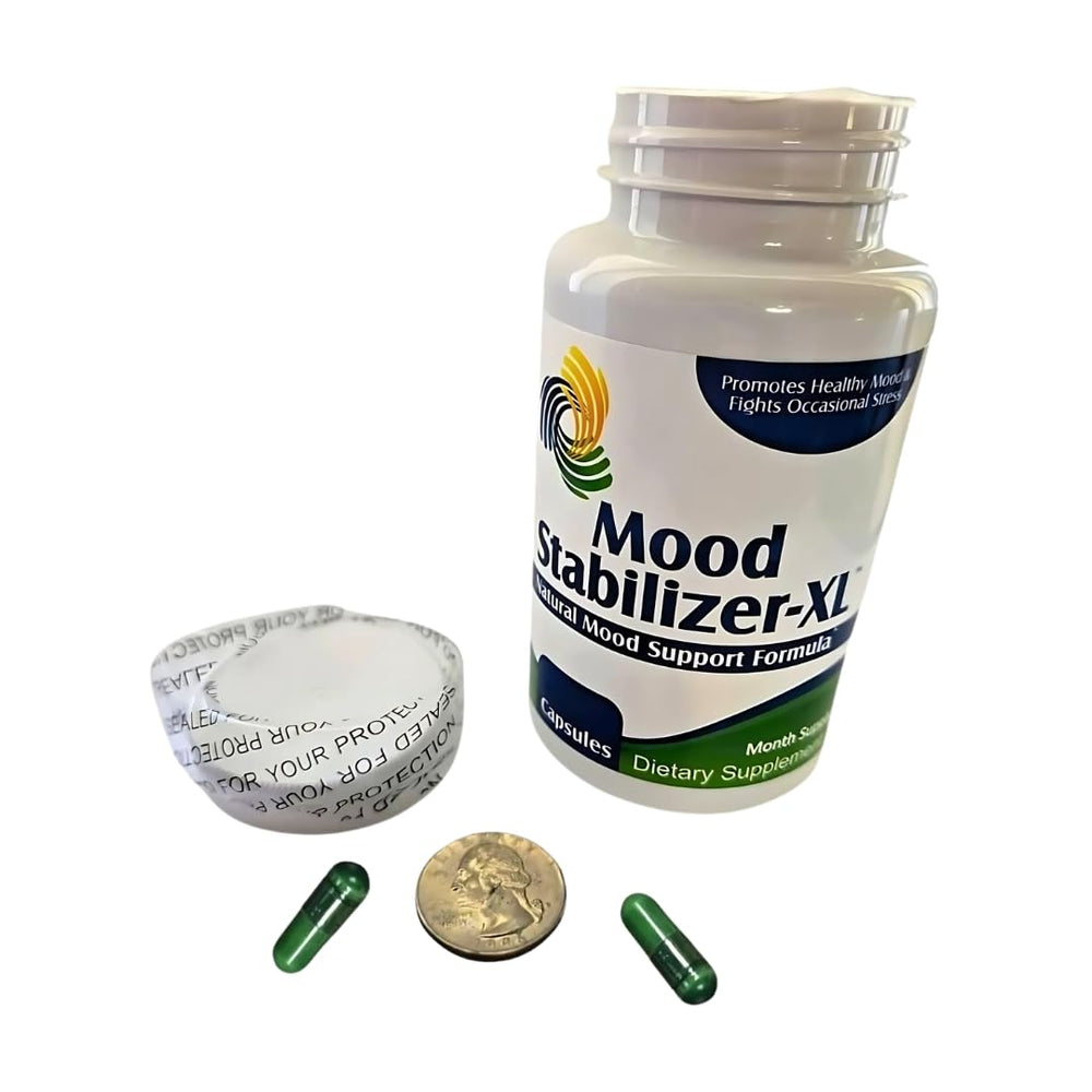 Front view of Mood-XL bottle – Mood Support supplement