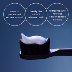 MOON toothpaste tube with midnight mint, lavender and chamomile