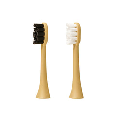 MOON Gold Replacement Toothbrush Heads - 2-Pack for MOON Electric Toothbrush with 720 Ultra-Fine Dupont Bristles