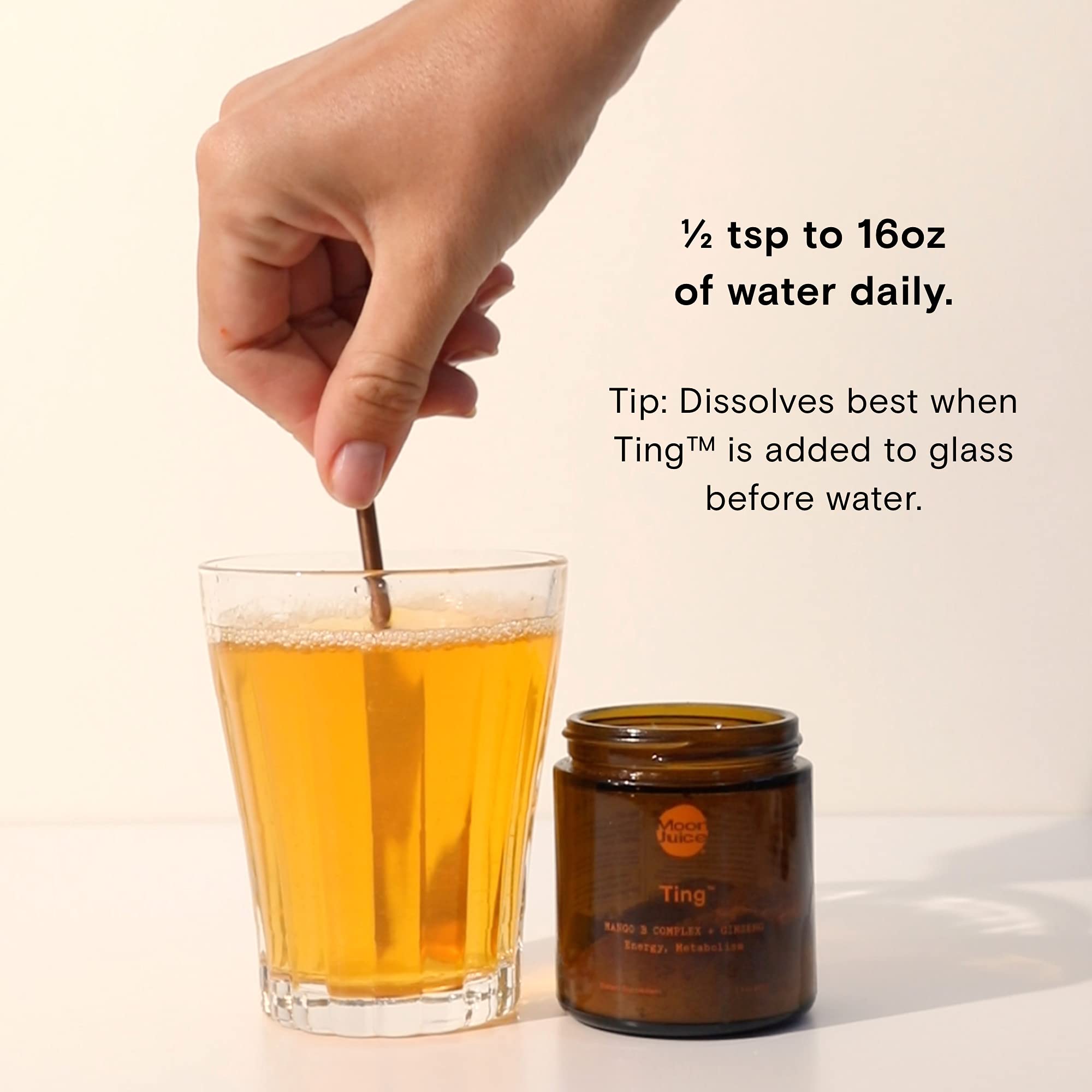 Moon Juice Ting Mango B-Complex packaging