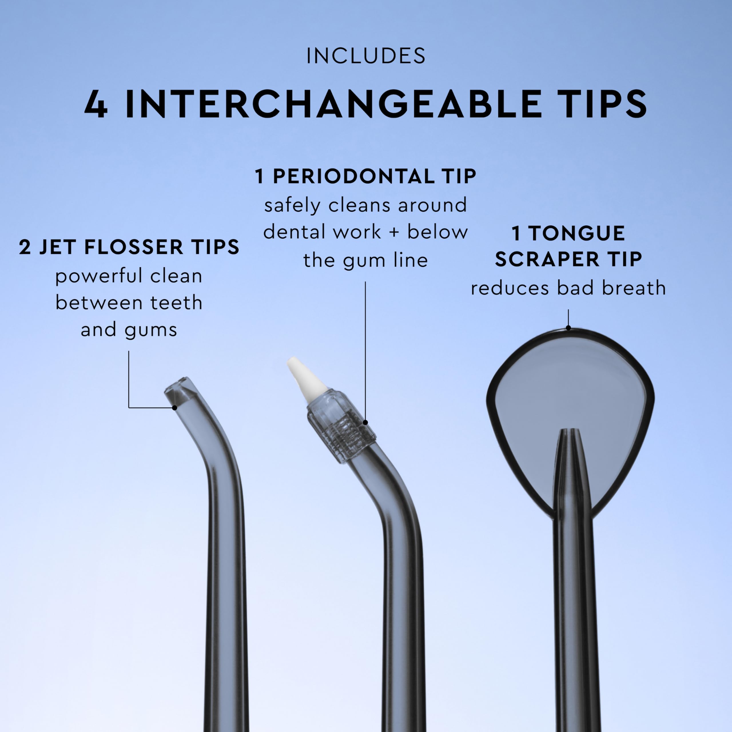 Travel-ready Moon kit for whitening and flossing on the go