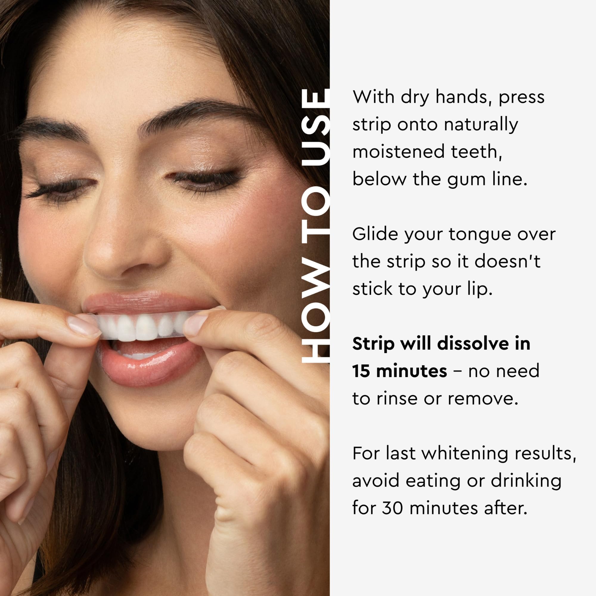 MOON Whitening Pen gel close-up with vanilla mint label