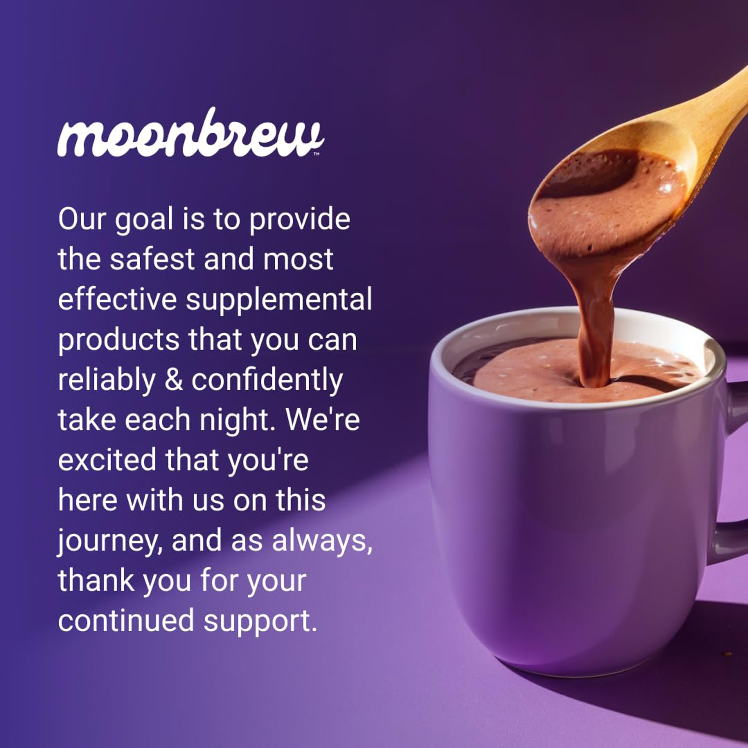 MoonBrew logo and product packaging