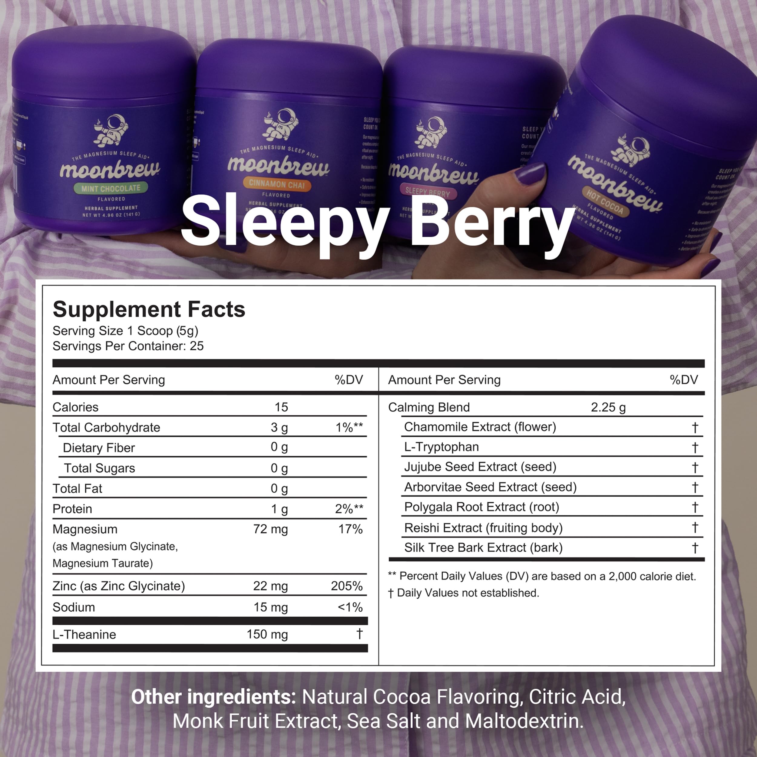 Sugar-free vegan keto-friendly berry flavor image