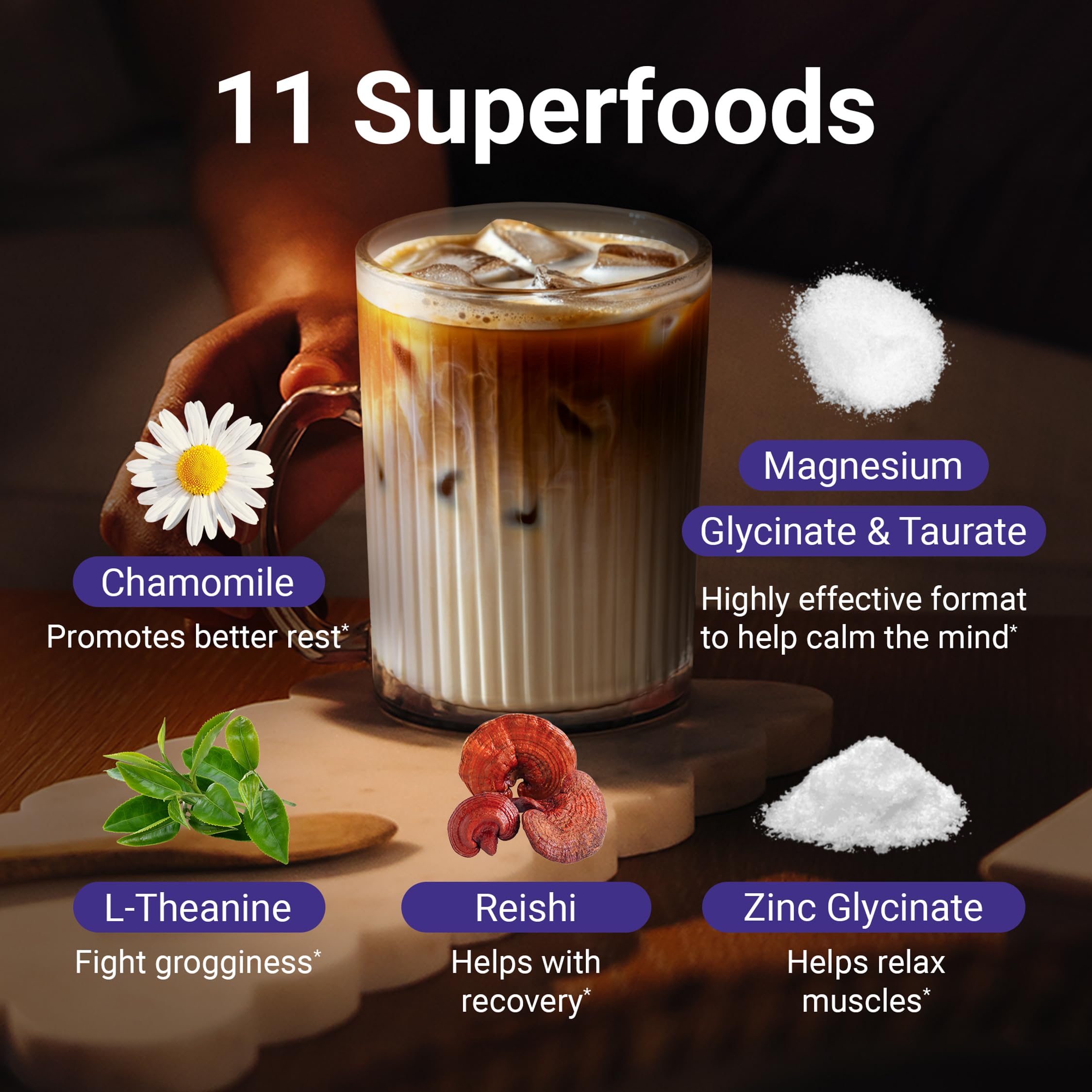 MoonBrew Sleepy Berry being stirred into water