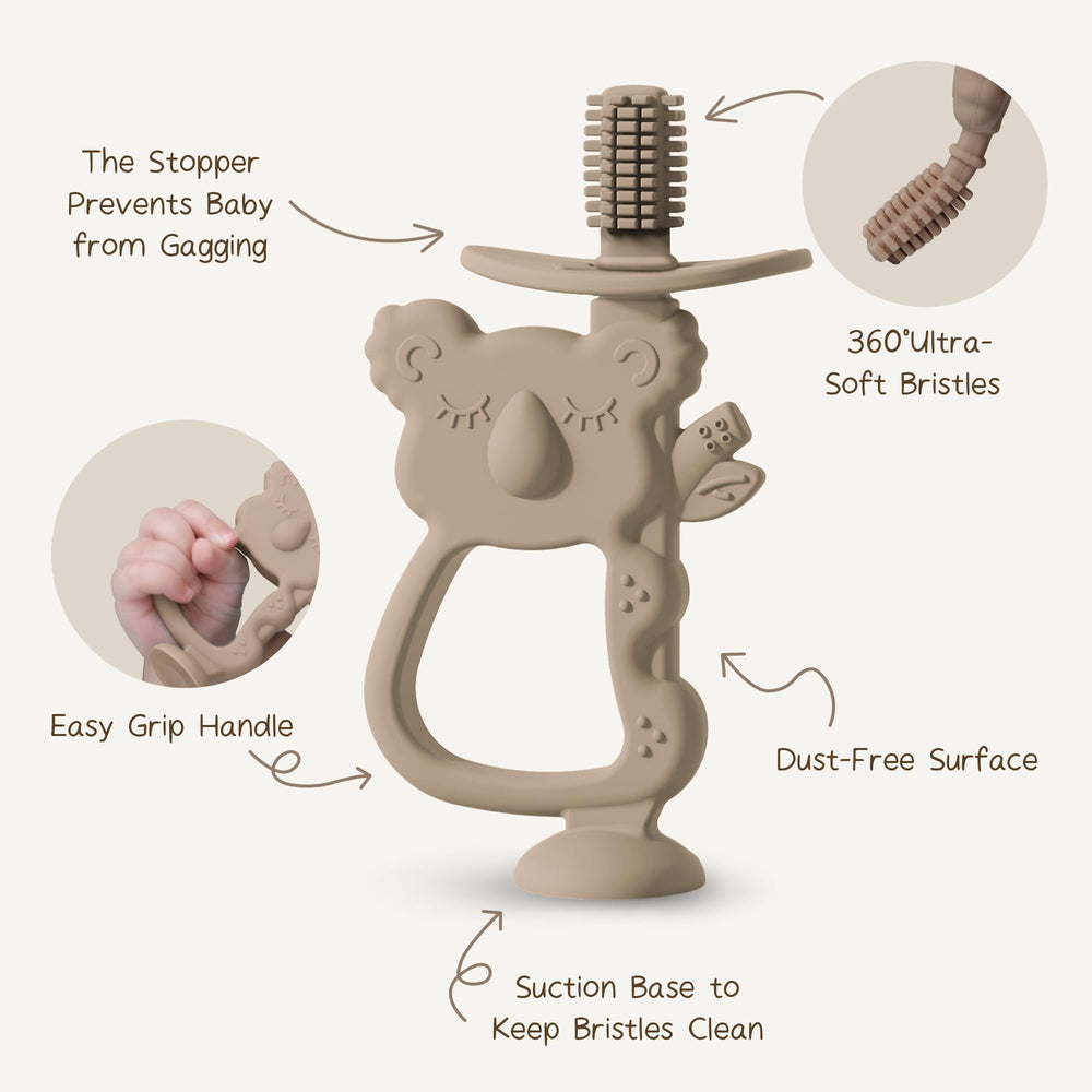 All-in-one baby oral care kit