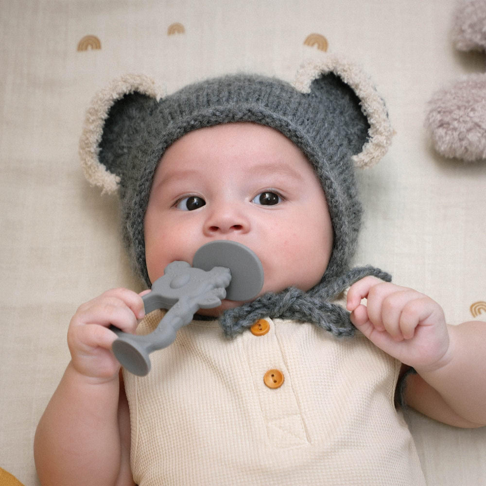BPA-free silicone teether material