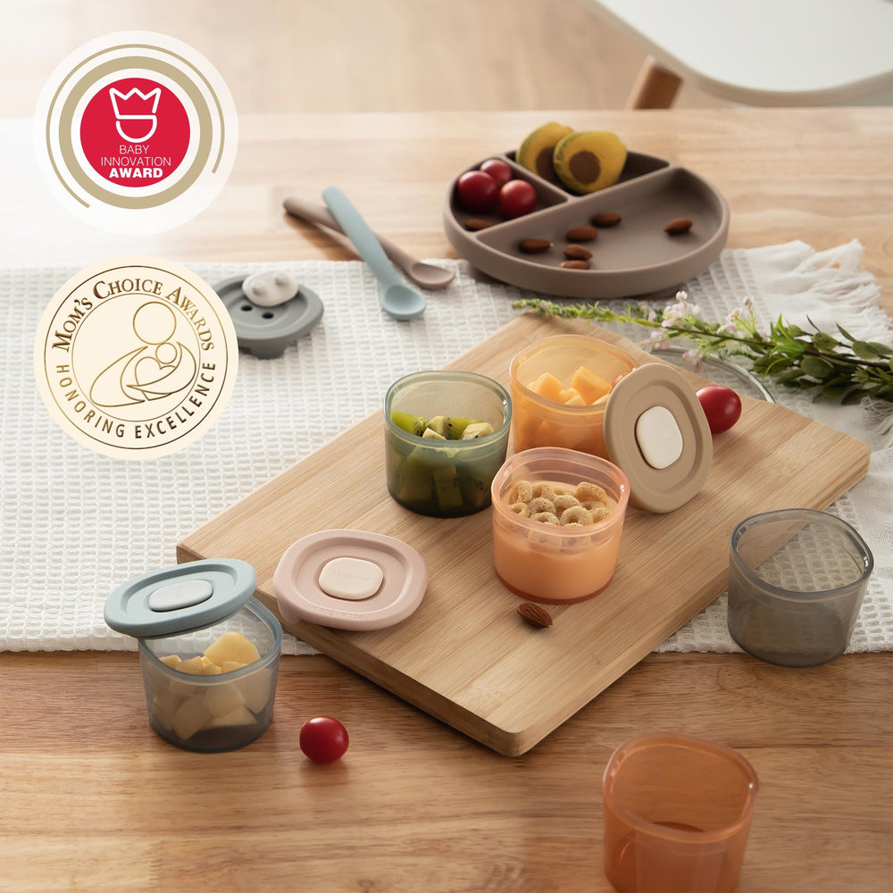 Airtight double-seal lids for silicone containers