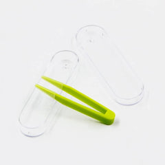MorTime 5-Pack Portable Contact Lens Tool Case Set white with Inserter/Remover and Soft Tip Tweezer