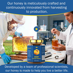 MORF Energy Support Honey in tea for natural, gentle energy