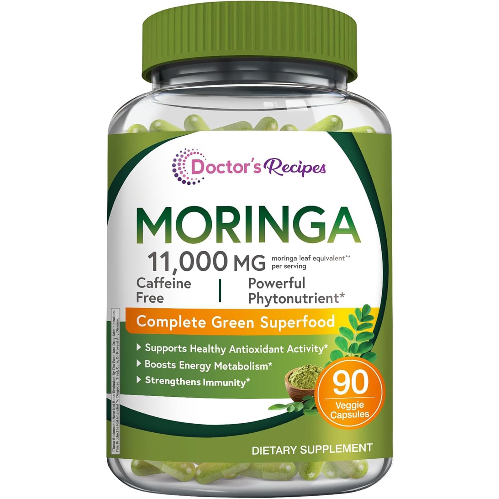 Doctor's Recipes Moringa 11,000 mg strength product image