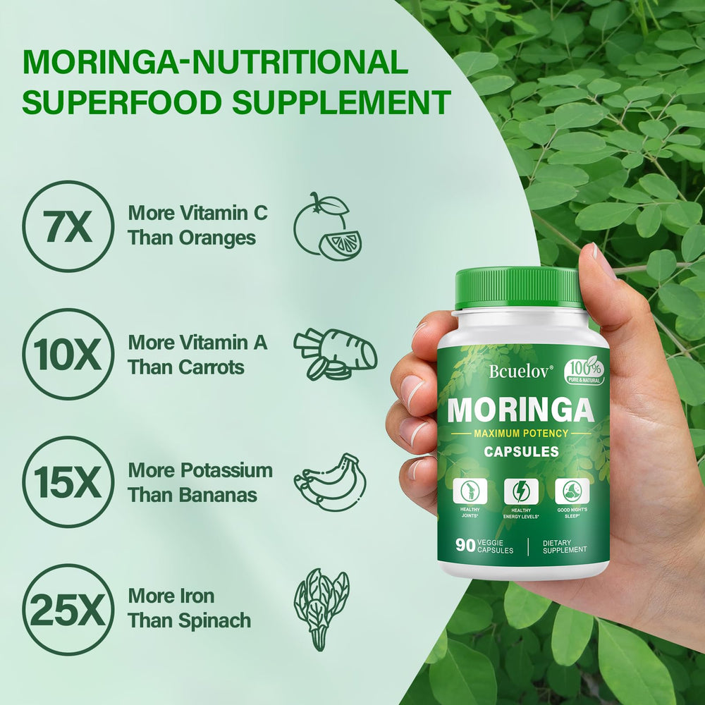 Moringa capsules for skin health