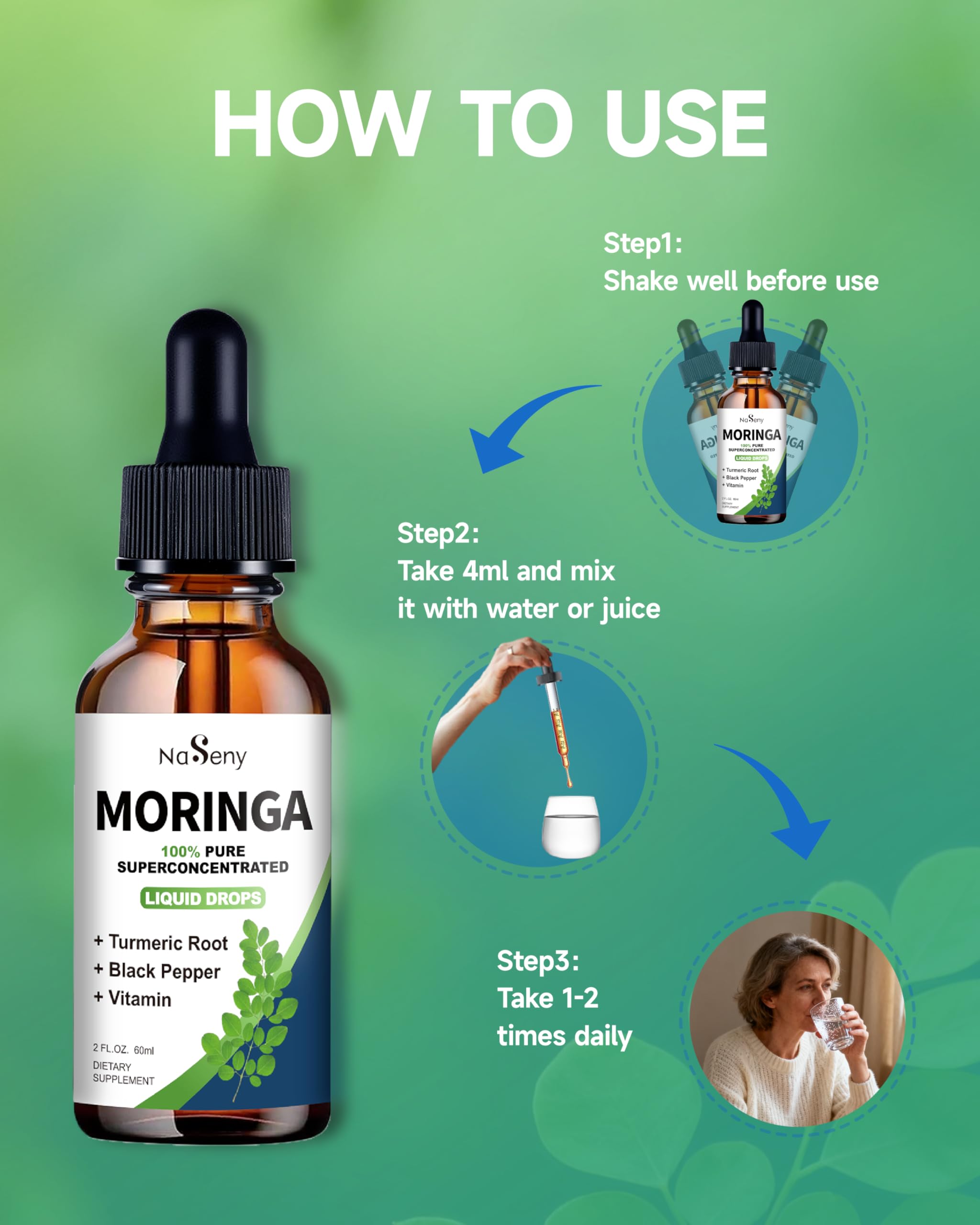 Illustration of benefits: antioxidants, immune support, energy, digestion