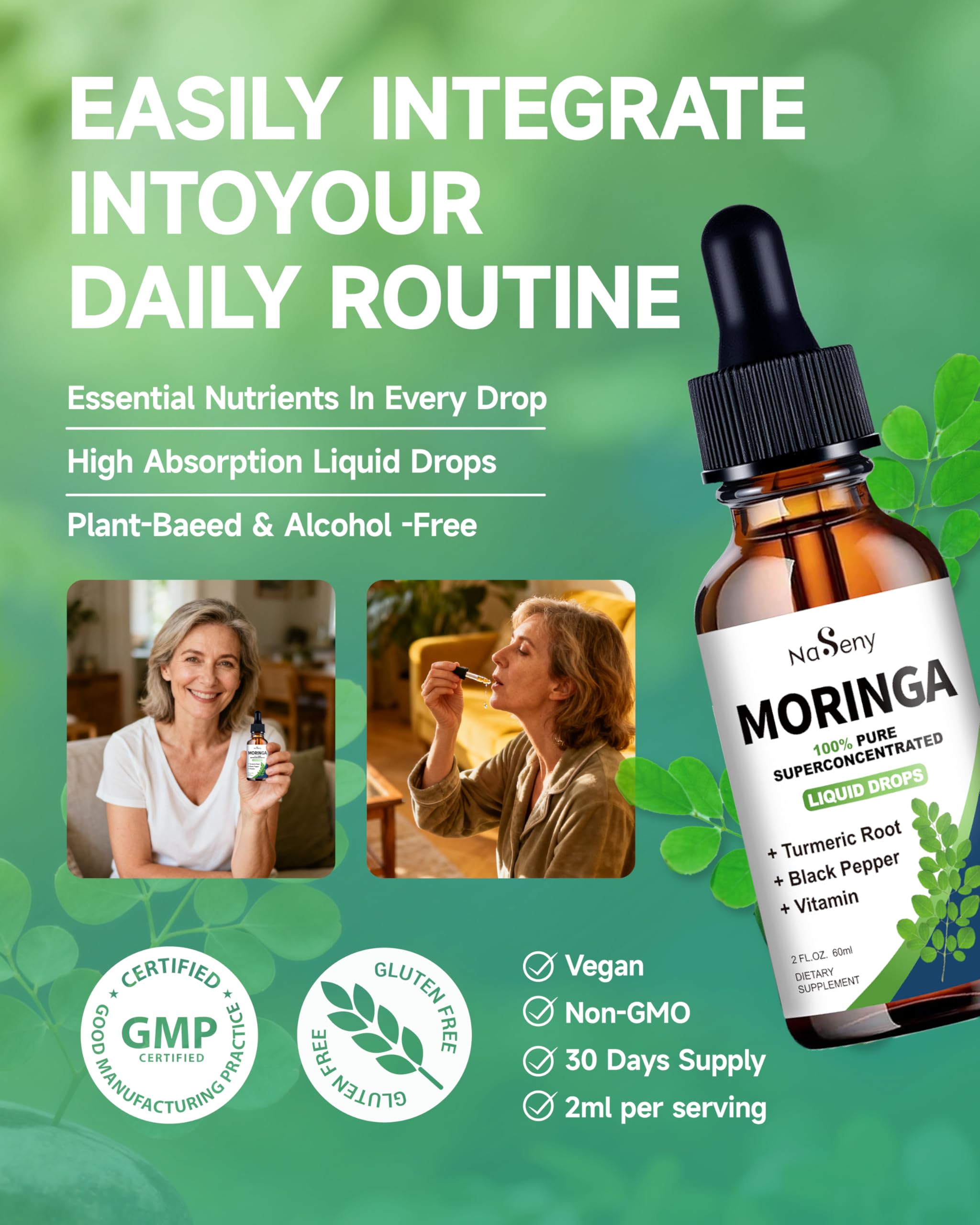 Vegan, non-GMO, allergen-free certification imagery