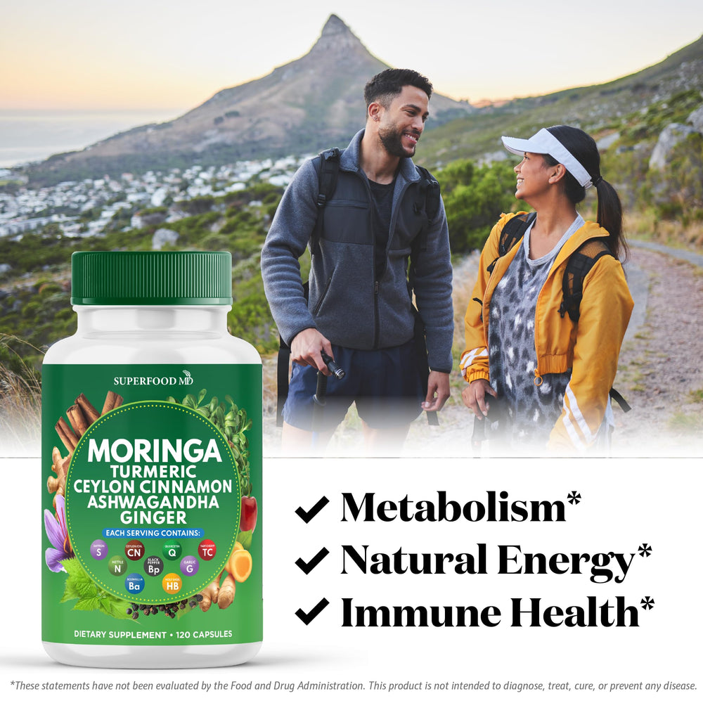 Moringa leaf powder capsules