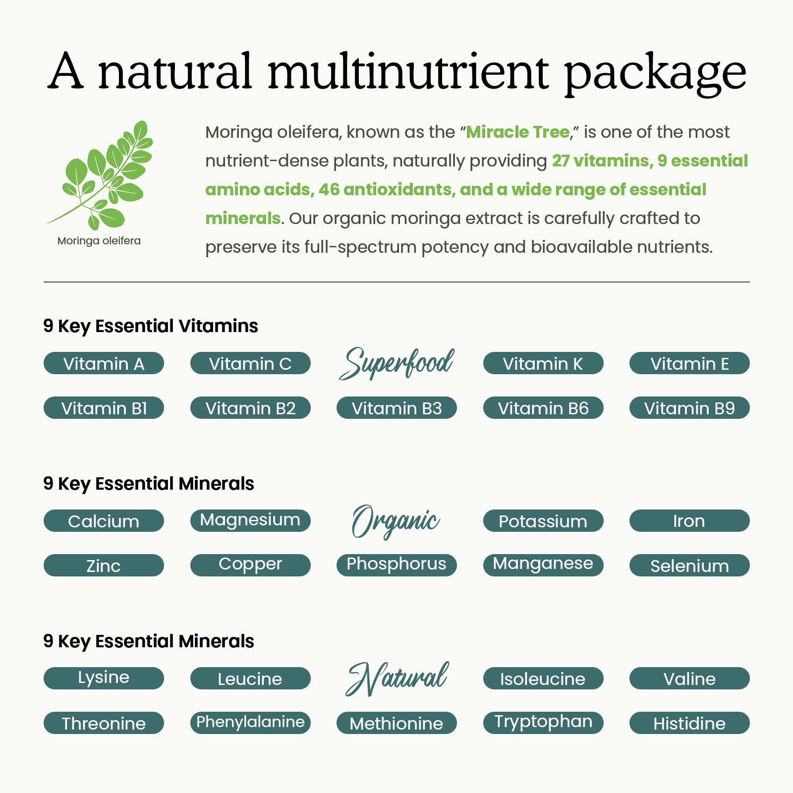 2 ml dosing instruction for daily moringa drops