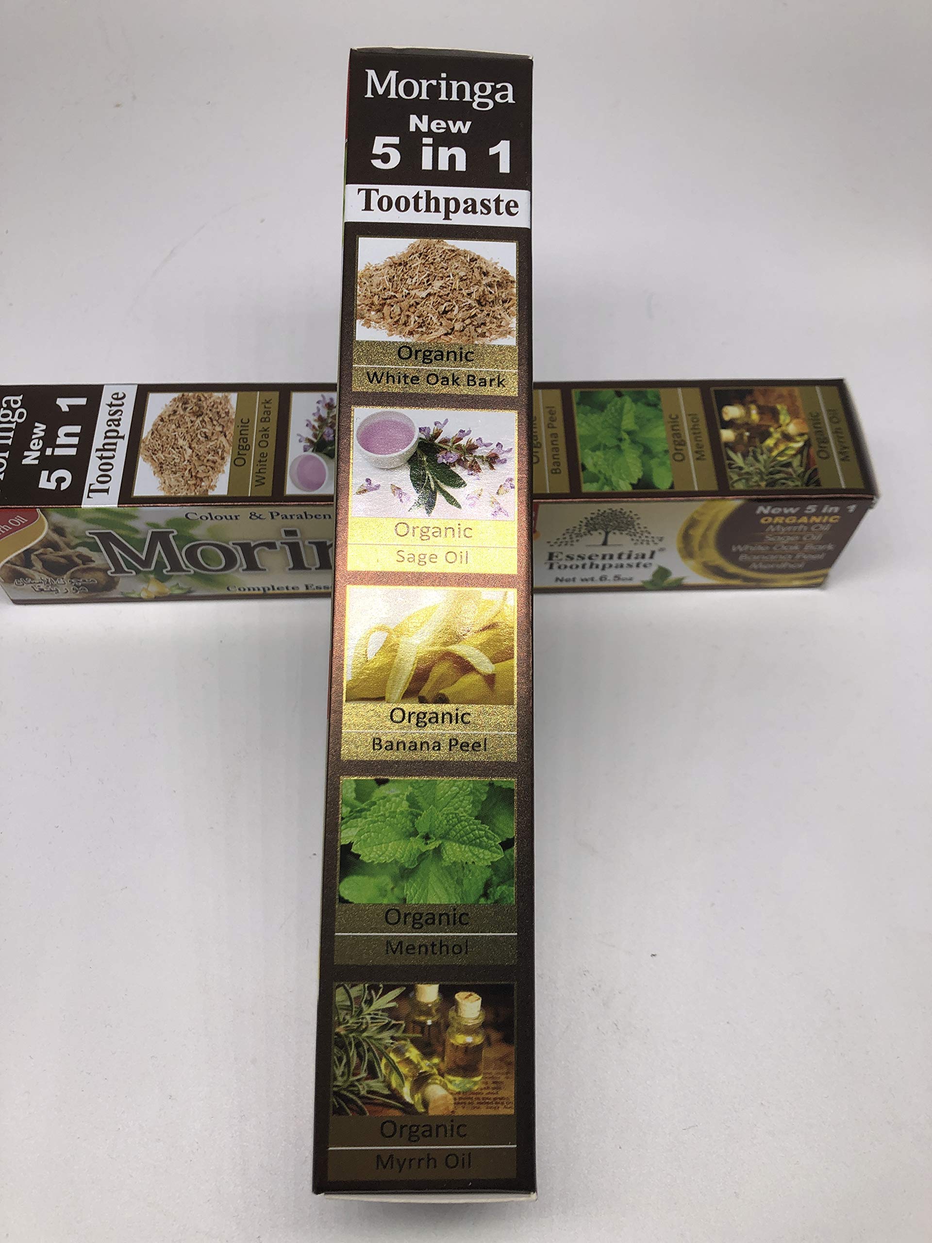 Packaging for Moringa Organic Toothpaste 6.5oz